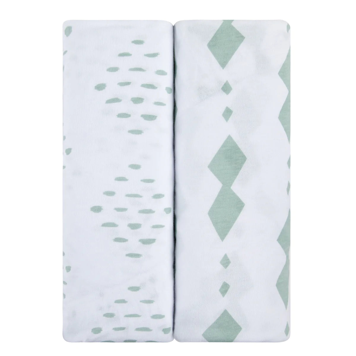 Sage Diamond Crib Sheet Set